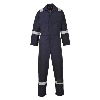   Portwest FR50 Lángálló, antisztatikus overál, 350g Navy - M