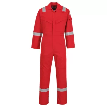   Portwest FR50 Lángálló, antisztatikus overál, 350g Piros - 3XL