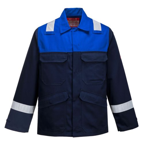Portwest FR55 Bizflame Plus kabát Navy/Royal - S