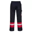 Portwest FR56 Bizflame Plus kéttónusú nadrág Navy - XL