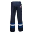 Portwest FR56 Bizflame Plus kéttónusú nadrág Navy/Royal - XL