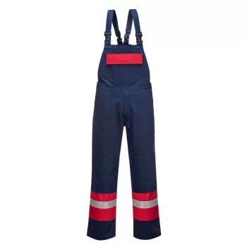 Portwest FR57 Bizflame Plus kantáros nadrág Navy - S