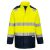 Portwest FR605 Bizflame Rain+ Hi-Vis Light Arc lángálló kabát Sárga/Navy - L