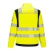 Portwest FR714 PW3 FR Hi-Vis Work lángálló kabát Sárga/Fekete - L