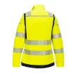 Portwest FR715 PW3 FR Hi-Vis női lángálló kabát Sárga/Fekete - L