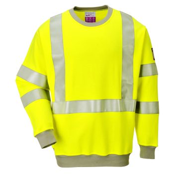   Portwest FR72 Lángálló, antisztatikus, Hi-Vis pulóver Sárga - S