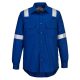 Portwest FR720 FR Lightweight könnyű lángálló antisztatikus ing Royal kék - XS