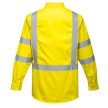 Portwest FR95 Bizflame 88/12 FR Hi-Vis ing Sárga - S