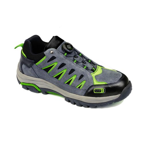 Portwest FT18 Steelite Wire Lace Safety Trainer S1P HRO Szürke/Zöld - 40