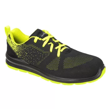 Portwest FT25 Steelite Aire Trainer S1P Fekete/Zöld - 36
