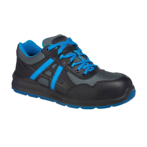 Portwest FT60 Compositelite Mersey Trainer S1P Fekete/Kék - 37