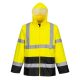 Portwest H443 Hi-Vis Classic Contrast esődzseki Sárga/Fekete - 5XL