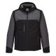 Portwest KX362 KX3 kapucnis Softshell dzseki (3L) Fekete/Szürke - L
