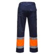 Portwest L049 Hi-Vis könnyű, kéttónusú Combat nadrág Narancs/Navy - XL
