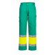 Portwest L049 Hi-Vis könnyű, kéttónusú Combat nadrág Sárga/Kékeszöld - M