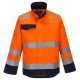 Portwest MV35 Modaflame RIS kabát Narancs/Navy - M