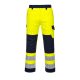 Portwest MV46 Hi-Vis Modaflame nadrág Sárga/Navy - L