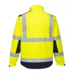 Portwest MV72 Modaflame Multi Norm Arc Softshell kabát Sárga/Navy - L