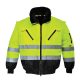 Portwest PJ50 Hi-Vis 3-in-1 Pilota kabát Sárga/Fekete - XL