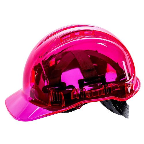 Portwest Peak View lélegző munkavédelmi sisak PV50 pink
