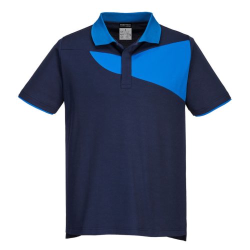 Portwest PW210 PW2 Pólóing S/S Navy/Royal - M