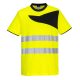 Portwest PW213 PW2 Hi-Vis póló S/S Sárga/Fekete - M