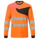 Portwest PW221 PW2 Hi-Vis hosszú ujjú póló Narancs/Fekete - XL