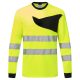 Portwest PW221 PW2 Hi-Vis hosszú ujjú póló Sárga/Fekete - L