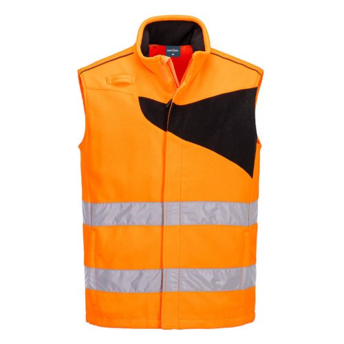 Portwest PW231 PW2 Hi-Vis polár Narancs/Fekete - M