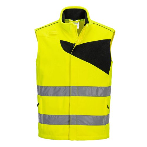 Portwest PW231 PW2 Hi-Vis polár Sárga/Fekete - S