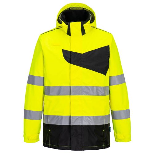 Portwest PW265 PW2 Hi-Vis esőkabát Sárga/Fekete - S