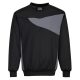 Portwest PW273 PW2 Crew Neck pulóver Fekete/Szürke - M