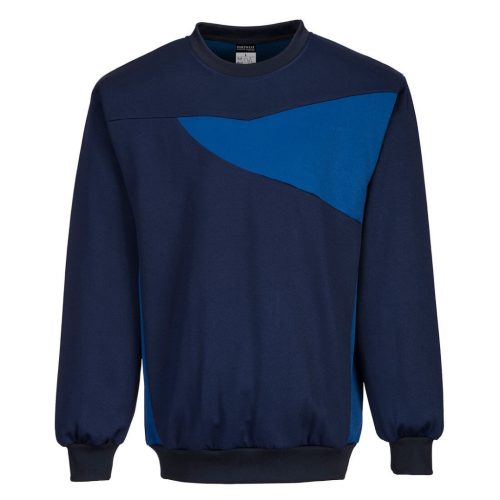 Portwest PW273 PW2 Crew Neck pulóver Navy/Royal - L