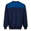 Portwest PW273 PW2 Crew Neck pulóver Navy/Royal - 3XL