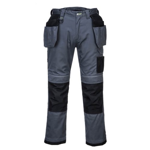 Portwest PW305 PW3 Stretch Holster Work nadrág Szürke/Fekete - 30