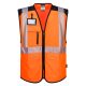 Portwest PW309 PW3 Hi-Vis Executive mellény Narancs/Fekete - 4XL