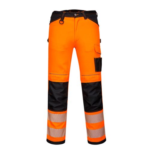 Portwest PW340 PW3 Hi-Vis nadrág Narancs/Fekete - 41
