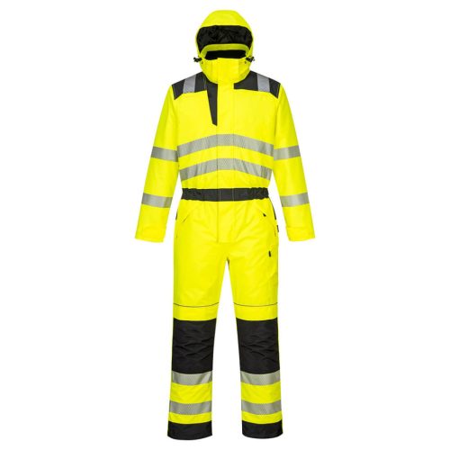 Portwest PW352 PW3 jól láthatósági téli overál Sárga/Fekete - XXL