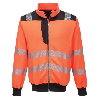 Portwest PW370 PW3 Hi-Vis pulóver Narancs/Fekete - S