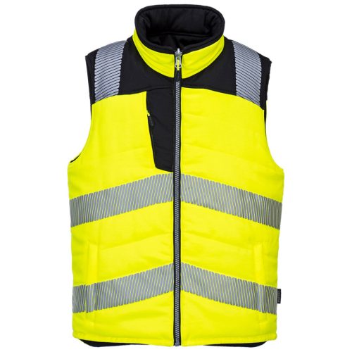 Portwest PW374 PW3 Hi-Vis kifordítható mellény Sárga/Fekete - XXL