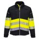 Portwest PW375 PW3 Hi-Vis Class 1 Softshell kabát (3L) Fekete/Sárga - 4XL