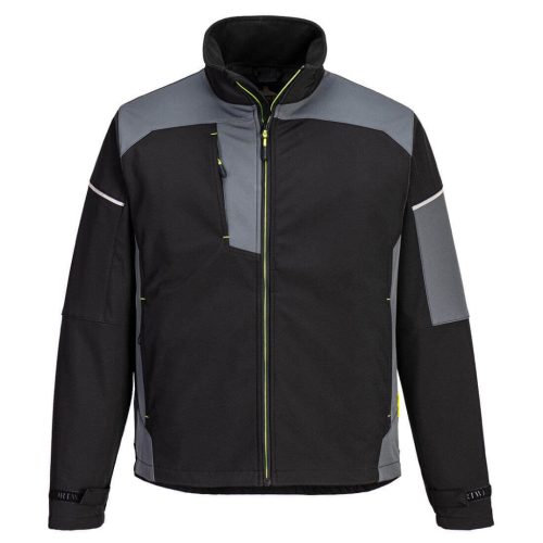 Portwest PW378 PW3 Softshell kabát (3L) Fekete/Szürke - L
