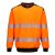 Portwest PW379 PW3 Hi-Vis környakú pulóver Narancs/Fekete - M