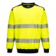Portwest PW379 PW3 Hi-Vis környakú pulóver Sárga/Fekete - L