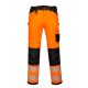 Portwest PW385 PW3 Hi-Vis női stretch munkanadrág Narancs/Fekete - 32