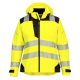 Portwest PW389 PW3 Hi-Vis női esőkabát Sárga/Fekete - S