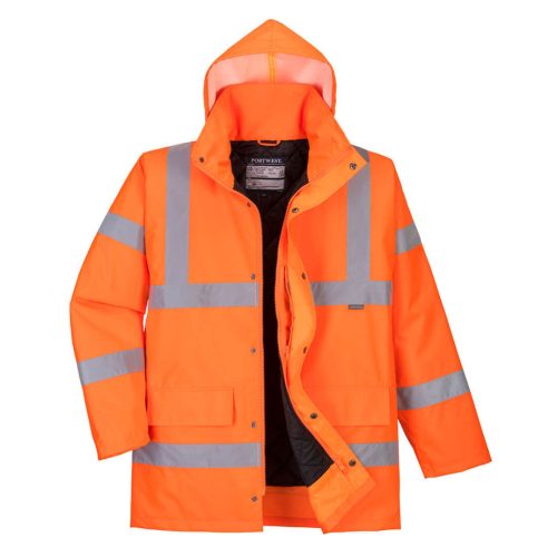 Portwest RT30 Hi-Vis Traffic télikabát Narancs - L