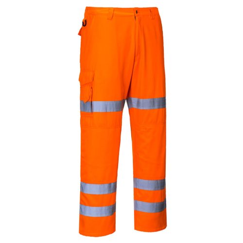 Portwest RT49 Hi-Vis három sávos Combat nadrág Narancs - L