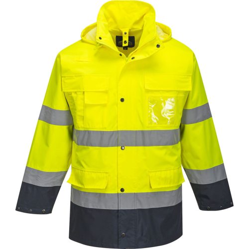 Portwest S162 Hi-Vis Lite 3 az 1-ben kabát Sárga/Navy - M