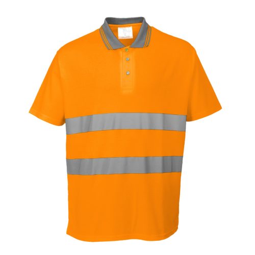 Portwest S171 Cotton Comfort pólóing Narancs - S